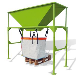 TOLVA DE LLENADO BIG BAG TBP08000 SOBRE ESTRUCTURA 830 LITROS ANCHO ESPECIAL