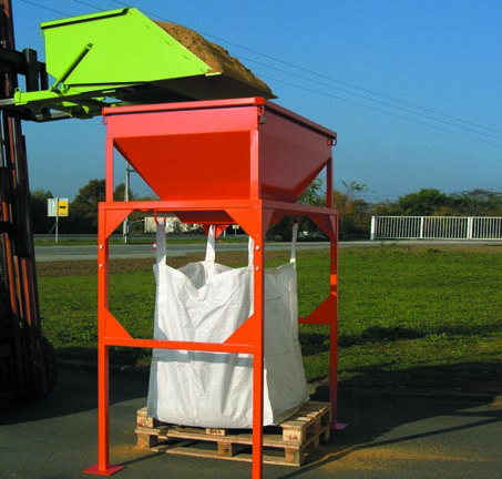 TOLVA DE LLENADO BIG BAG TBP11000 SOBRE ESTRUCTURA 1.220 LITROS - Imagen 4