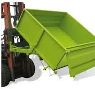 CONTENEDOR BASCULANTE ALTURA REDUCIDA 1300L - Imagen 2